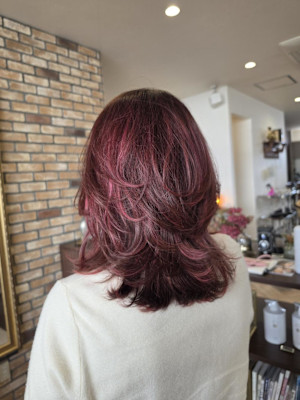 ボリュームが欲しい方向けヘアー