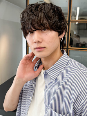 30代40代◎シャドウパーマで大人色気ヘア