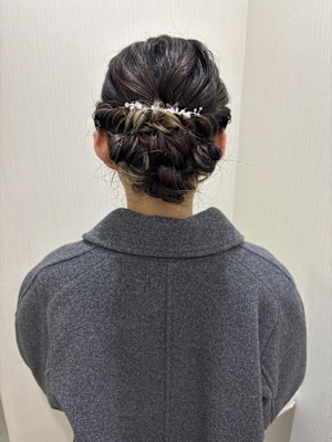 結婚式お呼ばれヘア