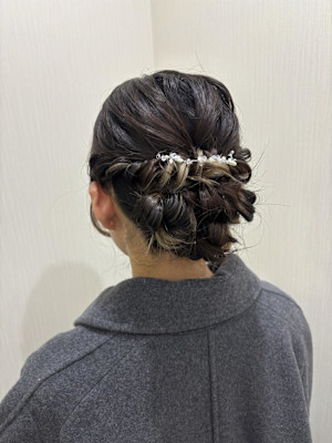 結婚式お呼ばれヘア
