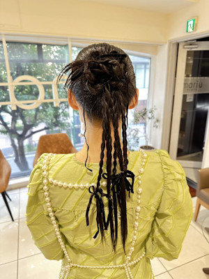 カチモリヘアアレンジ