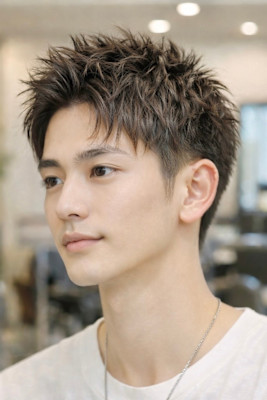 ビジネス短髪スーツに合う髪型東京銀座自分に合うヘアスタイル