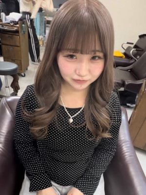 ブリーチ2回〜ミルクティーベージュ♪