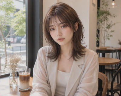 【オーガニックカラー×カットで髪質改善にこだわる美髪ケア】　