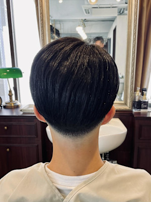 【20代 男性】ナチュラルローフェード