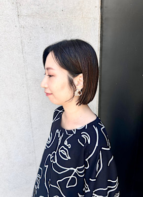 ミニボブ×美髪縮毛矯正☆