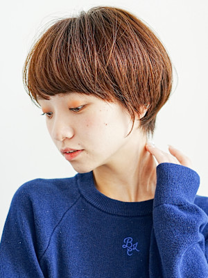 前下がりショート・ボブ/絶壁解消/前髪あり/40代/30代