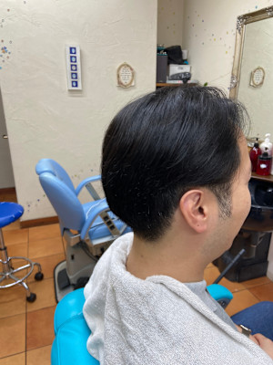 ナチュラルレイヤー×ツーブロック