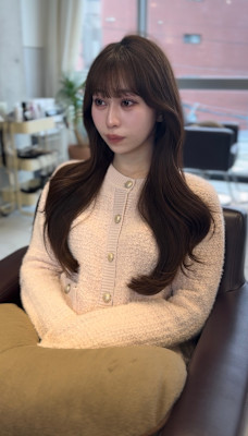 小顔見せ韓国風レイヤー