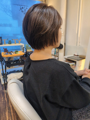 大人女性に人気のナチュラルボブ！