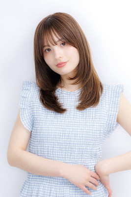 ナチュラルハイレイヤースタイル