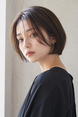 【30代】大人っぽい少し丸みのあるボブSTYLE