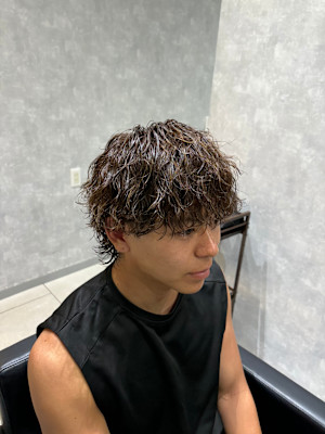 波巻きスパイラルパーマ