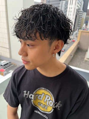 無造作×メンズパーマ
