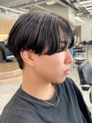 無造作パーマニュアンスパーマ刈り上げ