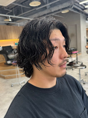 ツイストスパイラルパーマツイストパーマ刈り上げ
