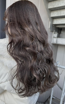 chocolate brownニュアンスロング