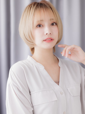 ハイトーンカラーイメチェンハンサムショートウルフ10代20代