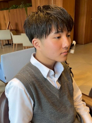 鉄板の男前 トレンドツーブロック