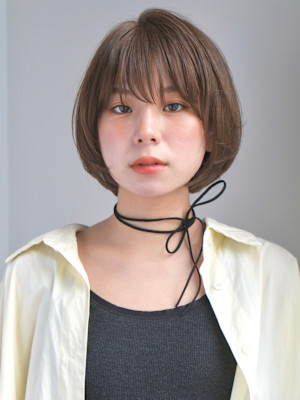 レイヤーショート・ボブ/前髪あり/絶壁解消/20代/30代