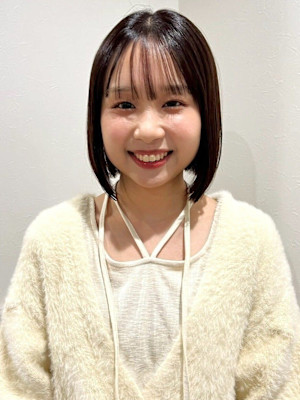 顔周りカット 艶髪 髪質改善 前髪カット ダークブラウン