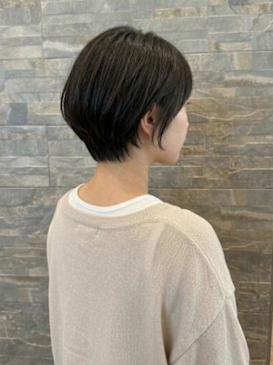 大人美人ショートボブ