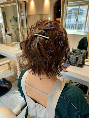 ショートヘアアレンジ　