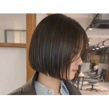 "土橋"大人かわいい前下がり切りっぱなしボブ◎