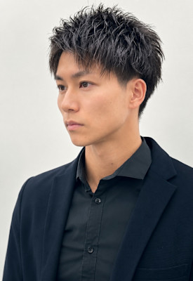 ツーブロックショート