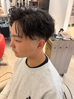 アップバンク×ツイストパーマ