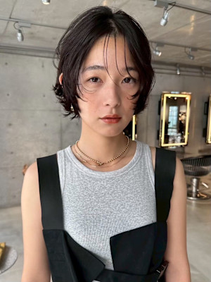 ラフニュアンスのマッシュウルフ