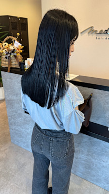 髪質改善トリートメント美髪艶髪カラー透明感カラー大人可愛い