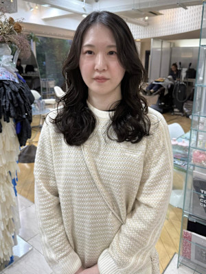 巻き髪風パーマ