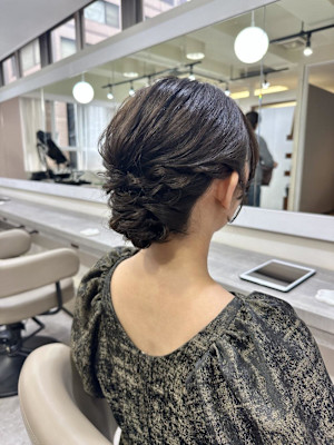 結婚式ヘアセット♪yu