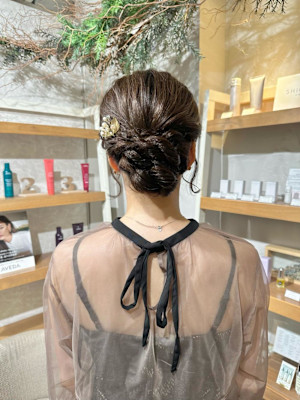 結婚式ヘアセット♪yu