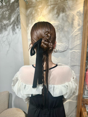 結婚式ヘアセット♪yu