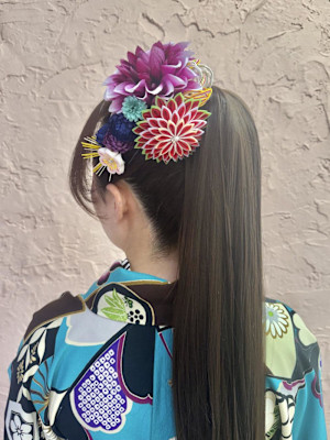 卒業式アレンジ/袴ヘアセット