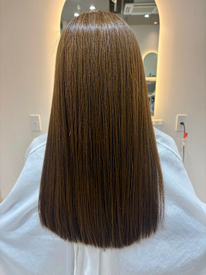ロングもハイトーンも◎髪質改善ヘアカラー