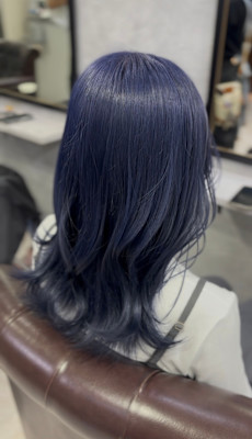 ブリーチカラーブルーラベンダー