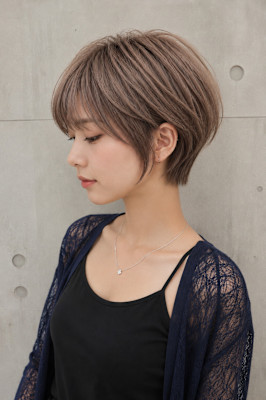 【小田急相模原】透明感カラーの大人くびれショート