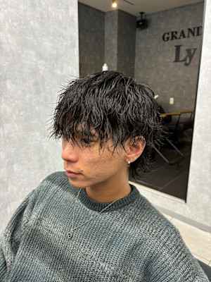 波巻きスパイラルパーマ