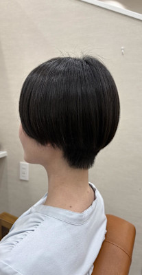 ハンサムショート。