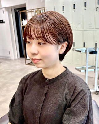 ハンサムショート×マッシュショート×大人ヘア×前髪あり×横浜