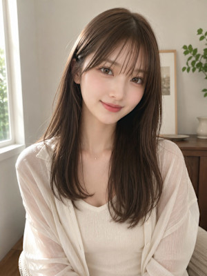 うる艶ナチュラルストレートロング
