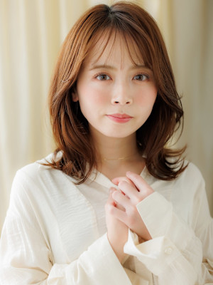 ブリーチなしクラゲカットくびれヘアハッシュカット30代40代