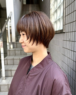 ショート×ショートボブ×ショートレイヤー×顔周り×横浜石川町