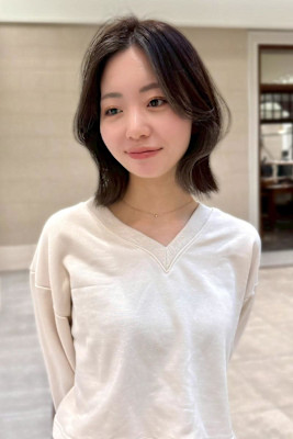 大人可愛いくびれボブ