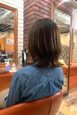軽やかな動きの外ハネボブ【285スタイル】