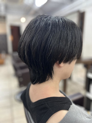 メンズショートウルフ