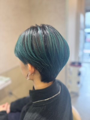 高円寺メンズカット＋ブリーチ